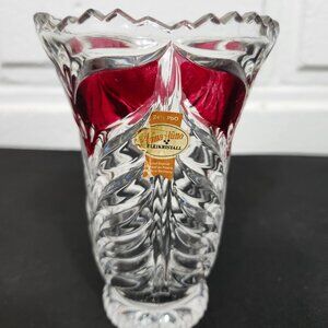 Vintage Anna Hutte Bleikristall Lead Crystal Vase